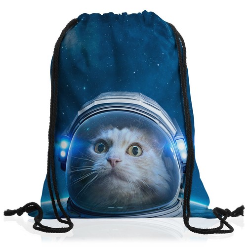 Space cat rucksack turnbeutel - cat,