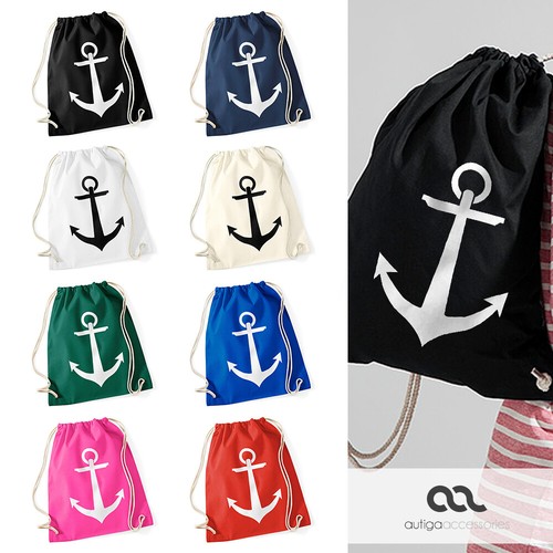Turnbeutel anker hipster - anker,