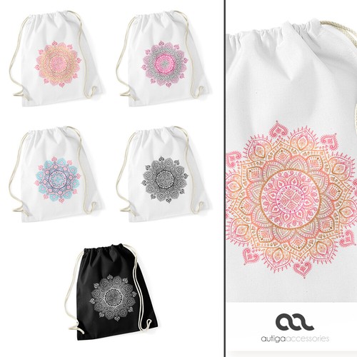 Turnbeutel mandala ethno boho - turnbeutel,