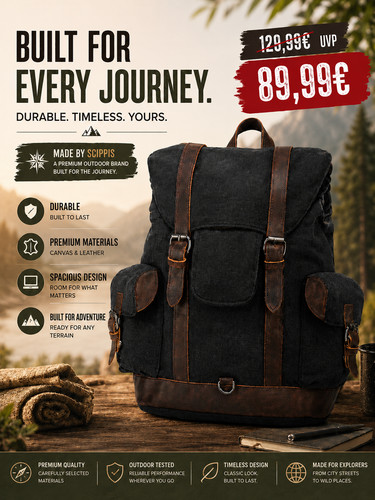 Scippis wanderlust rucksack - scippis,